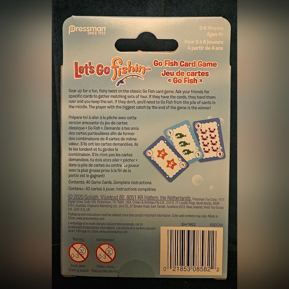 Let's Go Fishin' Card Game - NEW - Picture 2 of 2